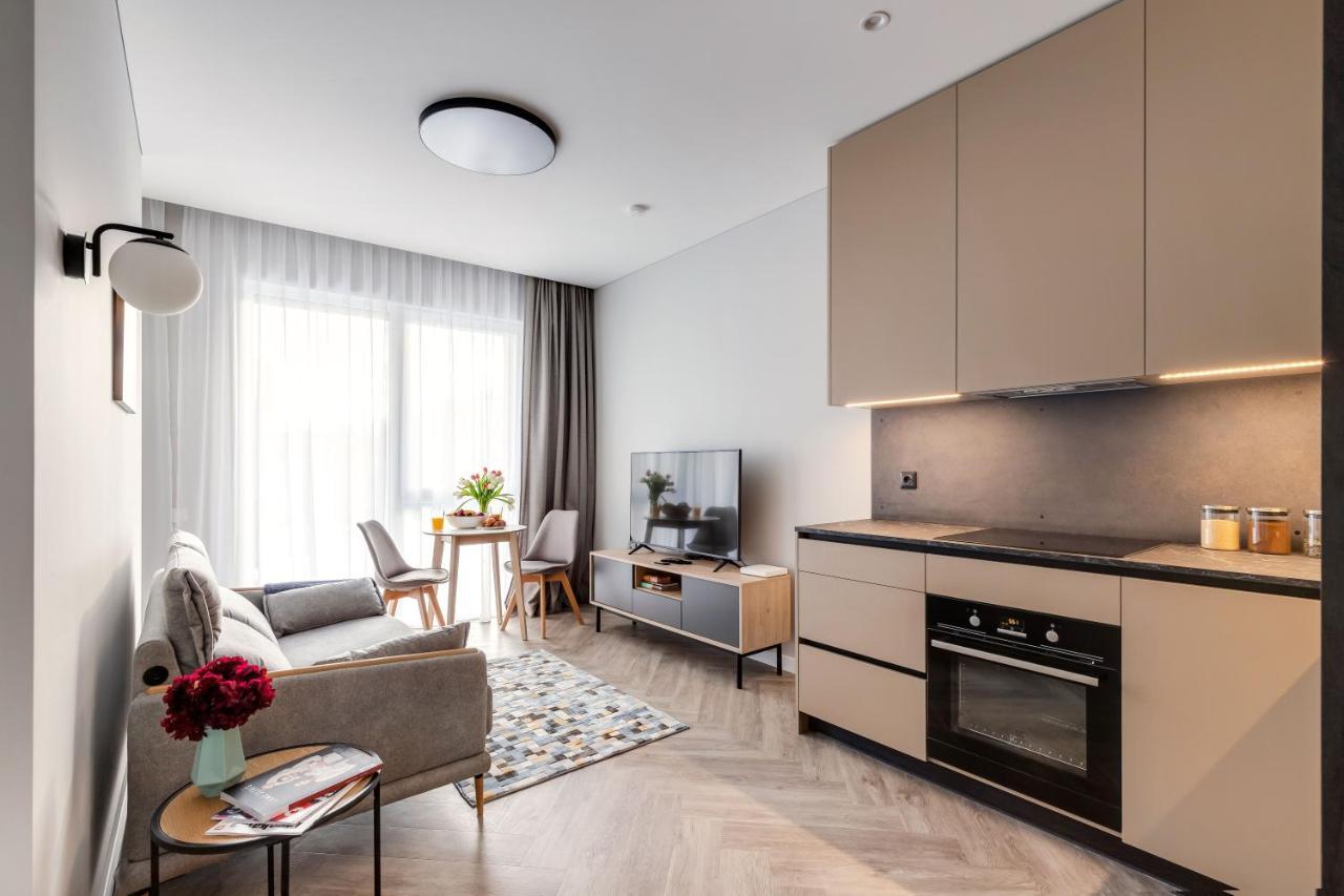 #Stayhere Modern & Compact 1Bdr Uptown วิลนีอุส ภายนอก รูปภาพ