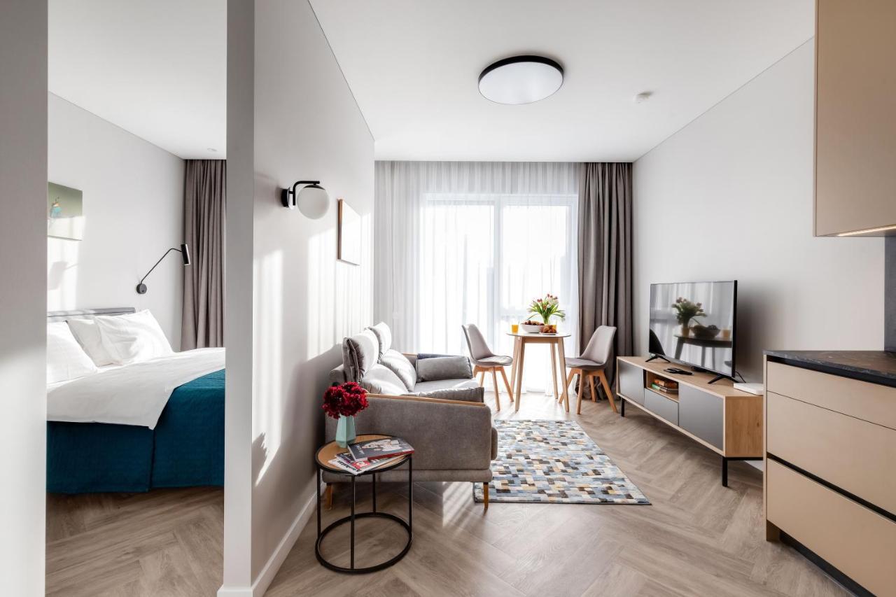 #Stayhere Modern & Compact 1Bdr Uptown วิลนีอุส ภายนอก รูปภาพ